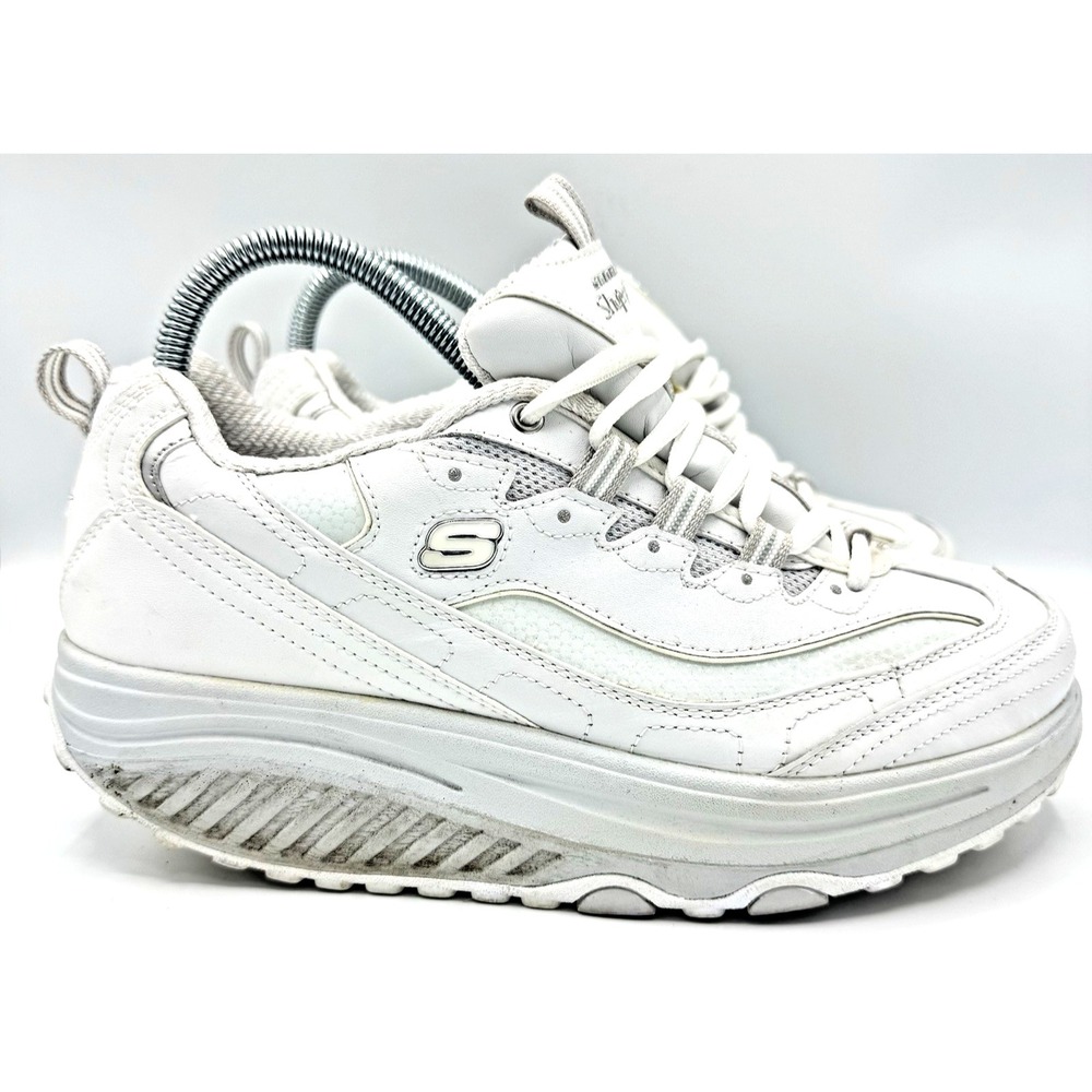 Skechers Shape Ups 11800 WSL White Toning Walking Shoes Womens 8 Y2K Fitness